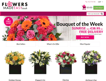 Tablet Screenshot of flowersmadeeasy.co.uk