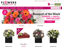 Tablet Screenshot of flowersmadeeasy.ie