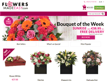 Tablet Screenshot of flowersmadeeasy.com